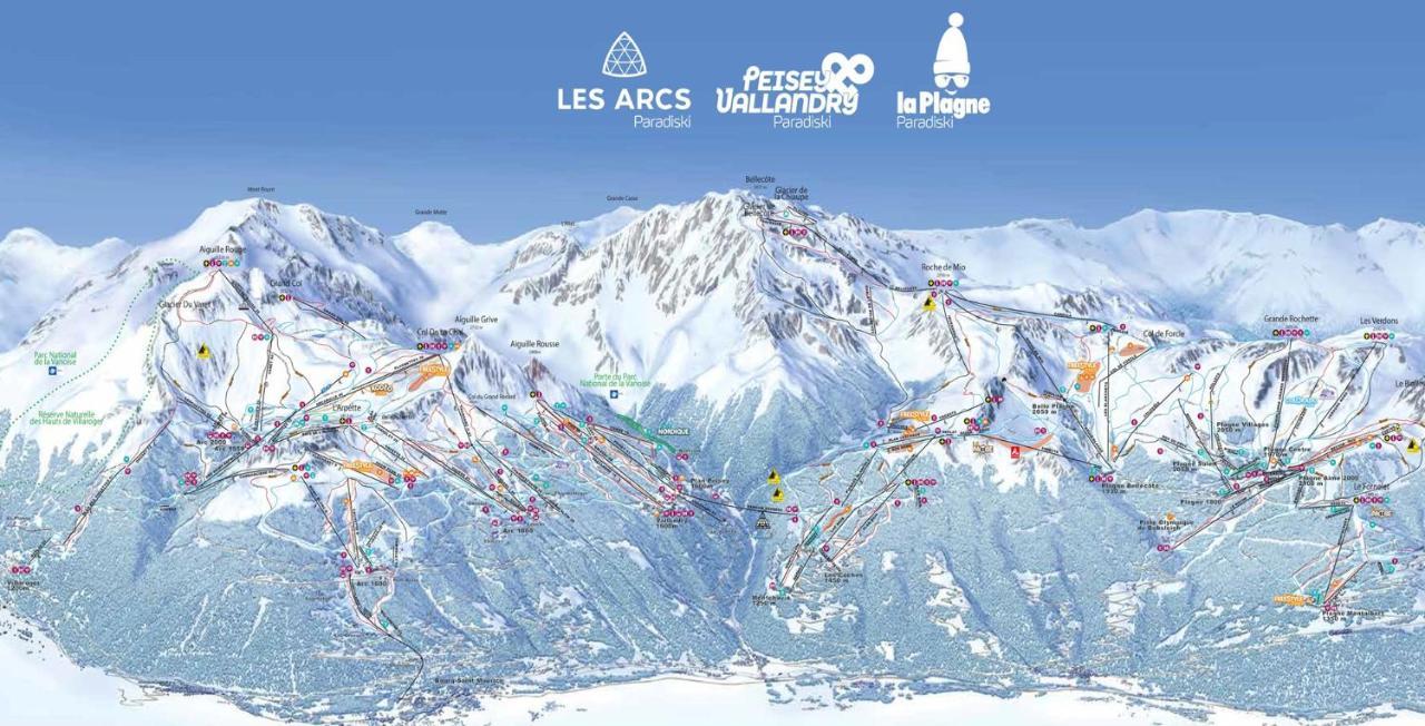 Arc 1950 Appt Luxe 2-4Pers -Skis Aux Pieds-Spa-Piscines Interieure Et Exterieure-Sauna-Hammam Les Arcs  Exterior photo